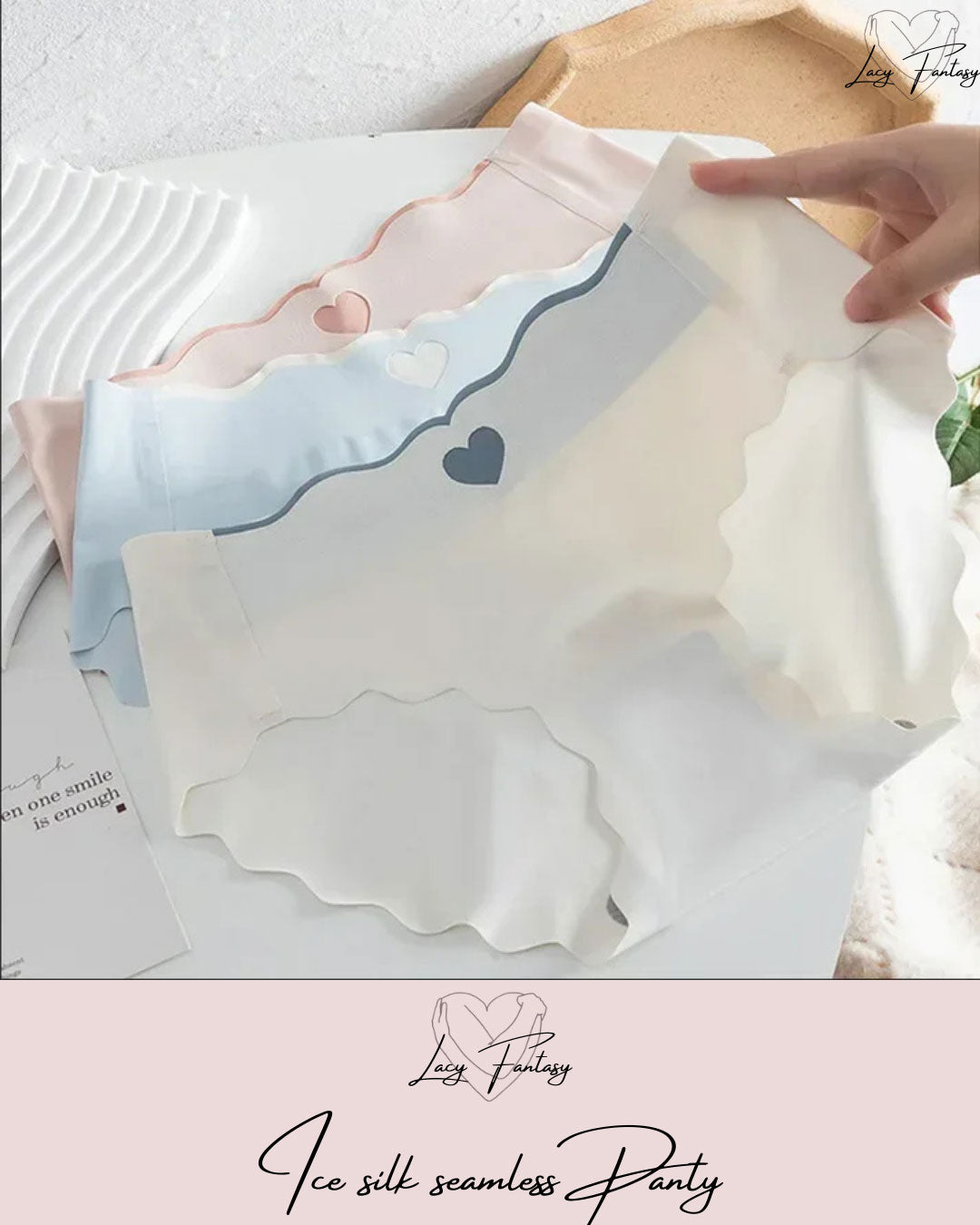Ice Silk Seamless Panties For Women