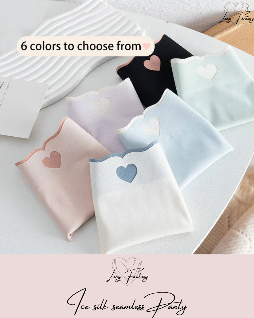 Ice Silk Seamless Panties For Women