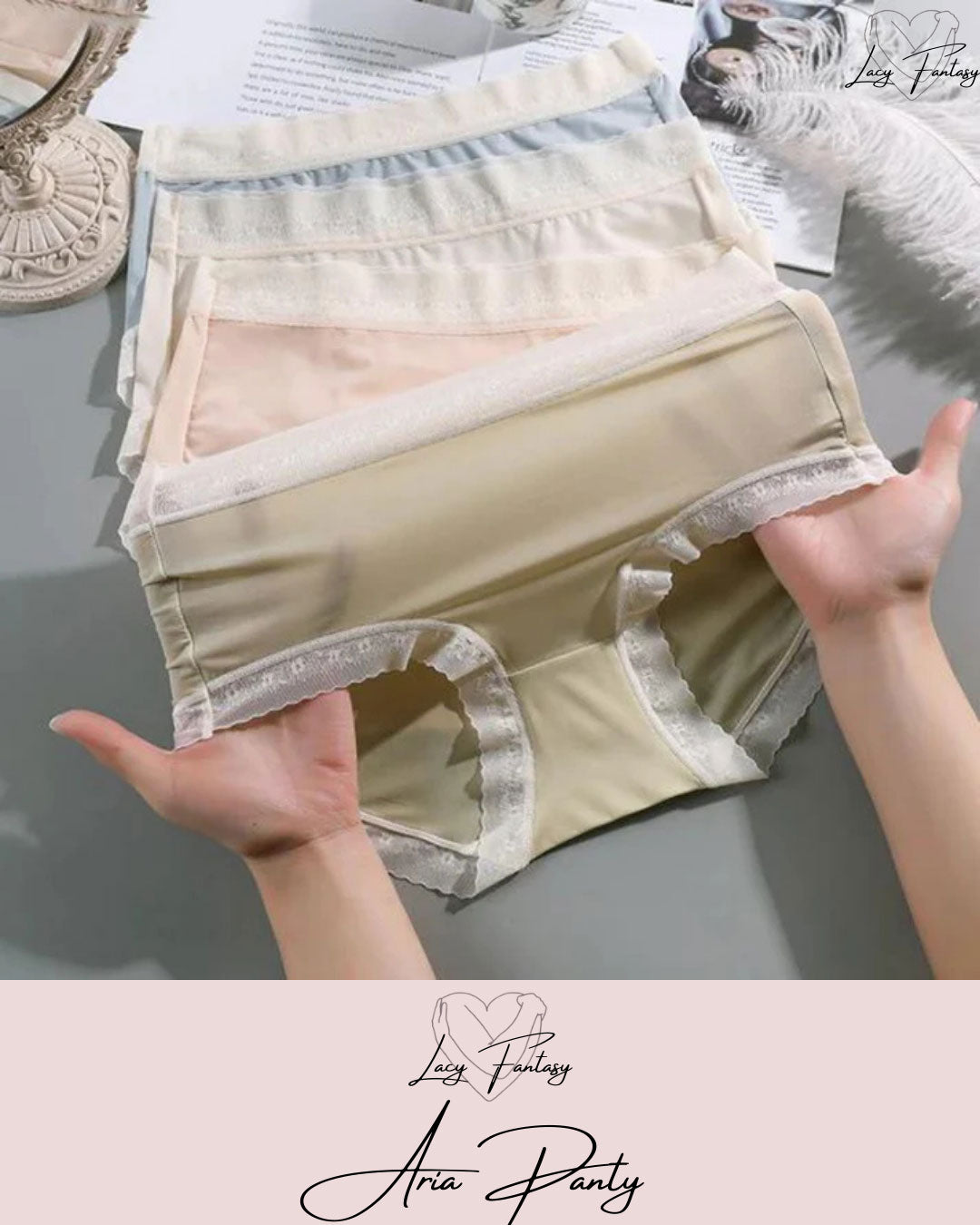Women's Ice Silk Seamless Ultra-thin Mask Panties High Elasticity Comfortable