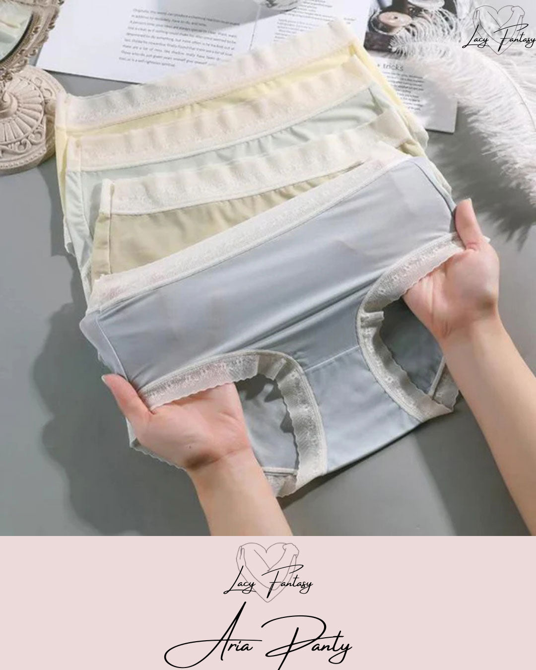 Women's Ice Silk Seamless Ultra-thin Mask Panties High Elasticity Comfortable