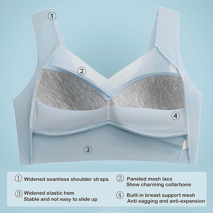 Seamless Sexy Push Up Wireless Bra ( Flat 50% Off Limited Time )