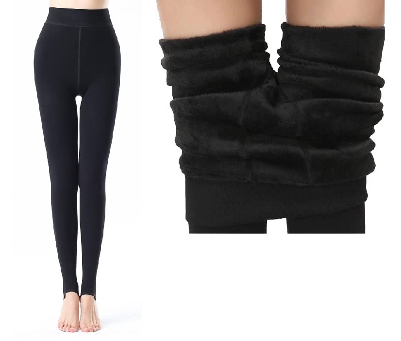 Women Winter Warm Fur Thermal Soft Legging