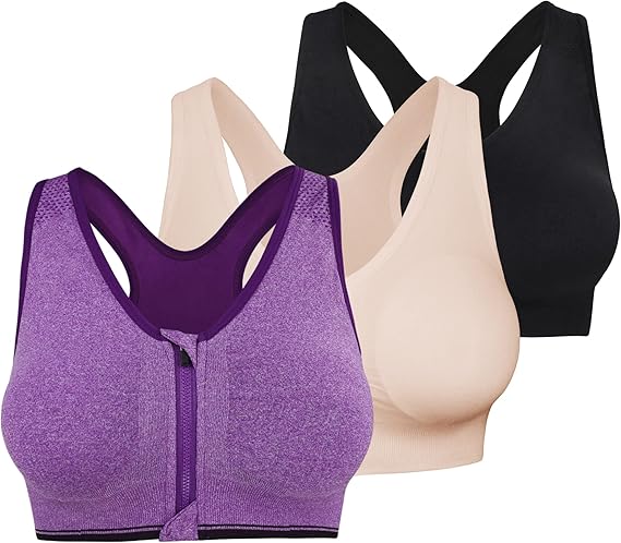 Fiona High Impact All Day Wear Sport Bra (Pack Of 3)