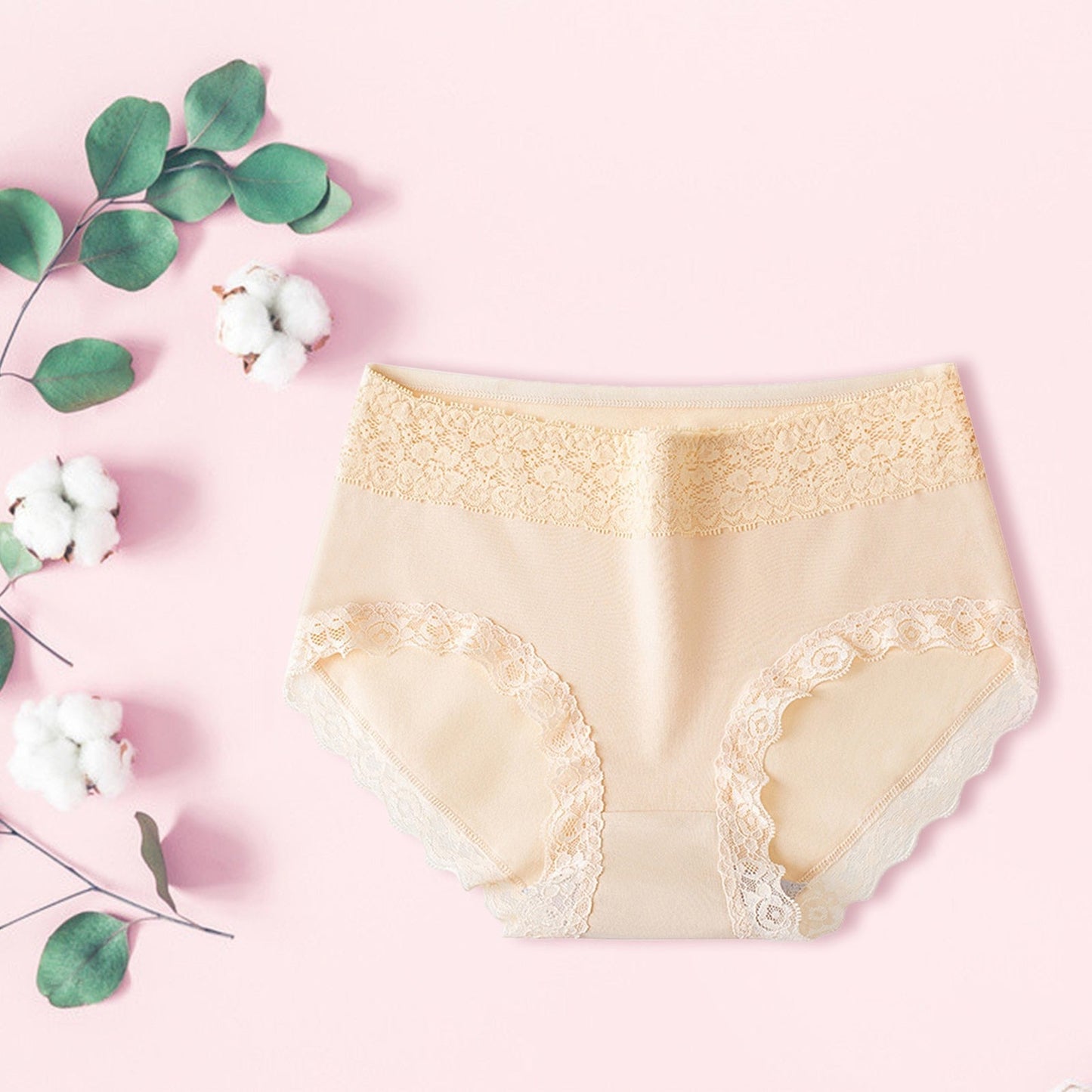 Women's Mid Waist Soft Cotton Panties Pack Of 3