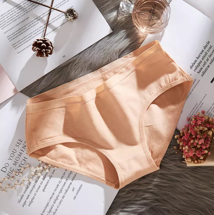 Low Waist Simple All Day Comfortable Brief For Women