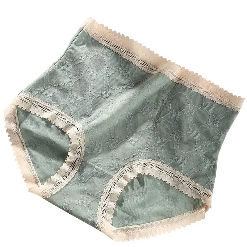 French Lace Belly High Waist Underwear (MultiColor - Pack of 3)