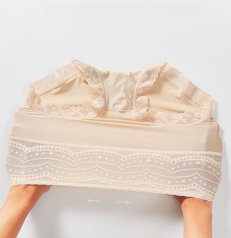Sexy Silk Lace Slim Knickers High Waist Briefs (MultiColor Pack of 3)