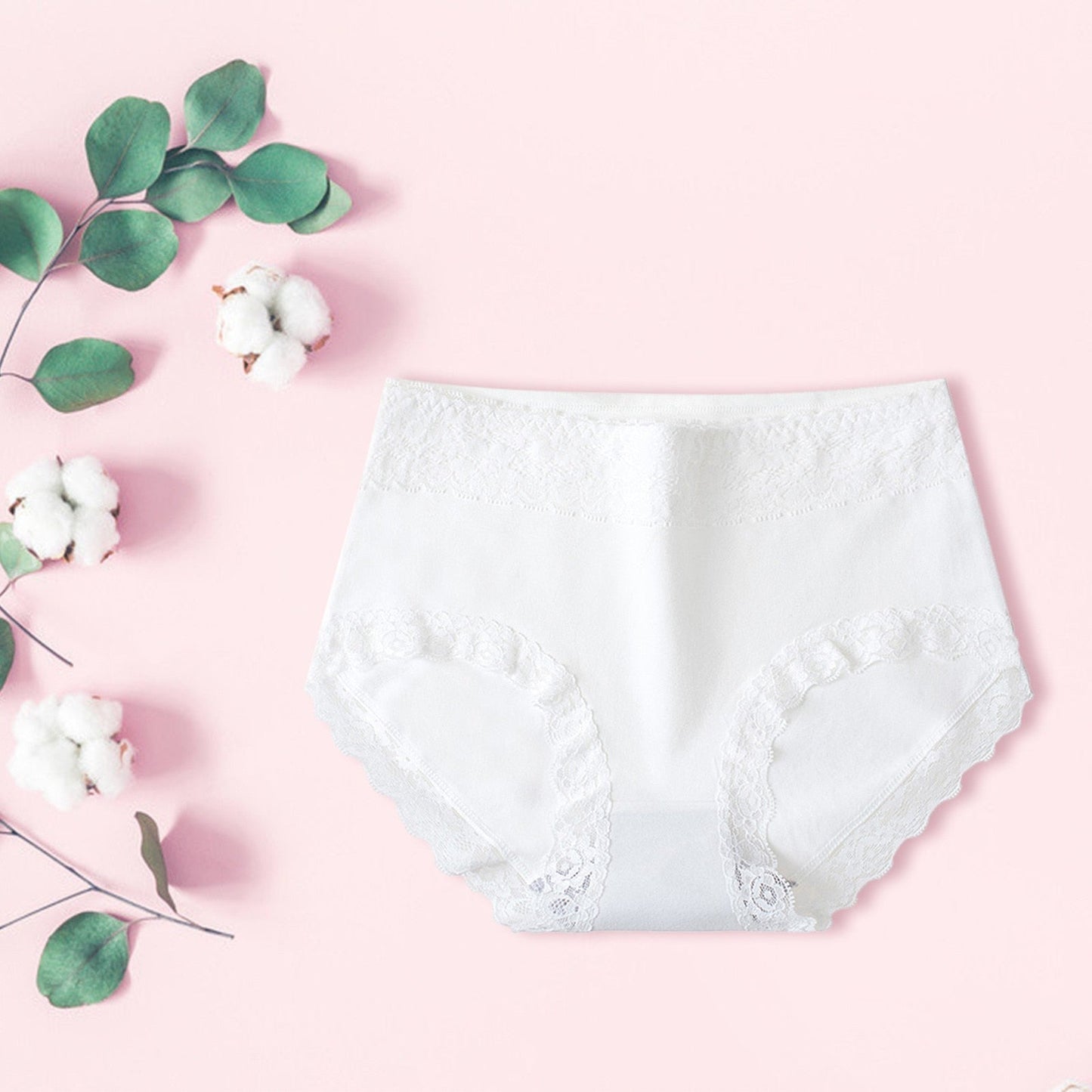 Women's Mid Waist Soft Cotton Panties Pack Of 3