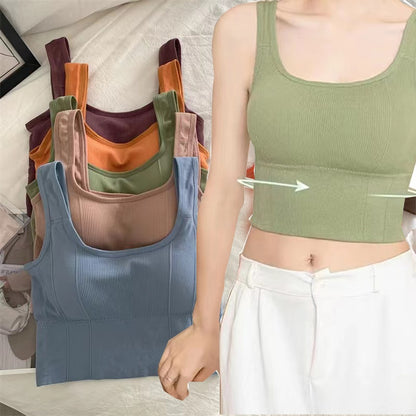 Women Wireless Sexy Push Up Sports Stylish Tank Top Bralette