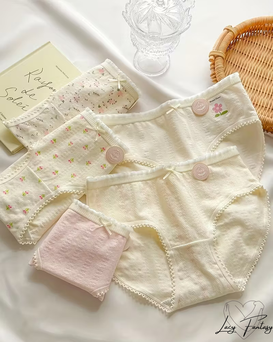 Women'S Seamless Sweet Floral Print Briefs