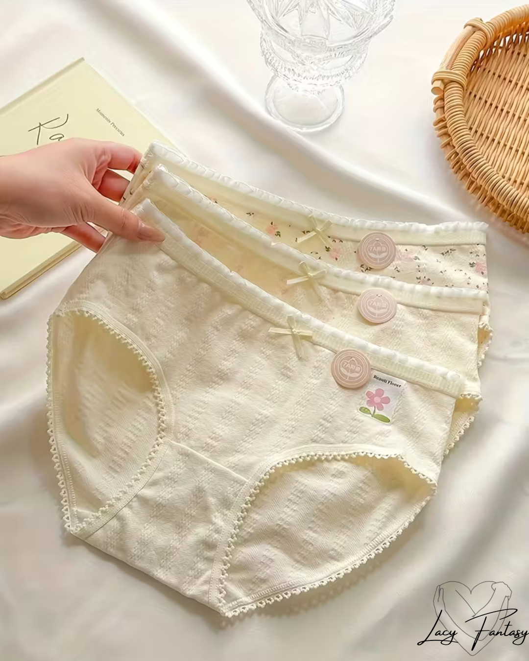 Women'S Seamless Sweet Floral Print Briefs