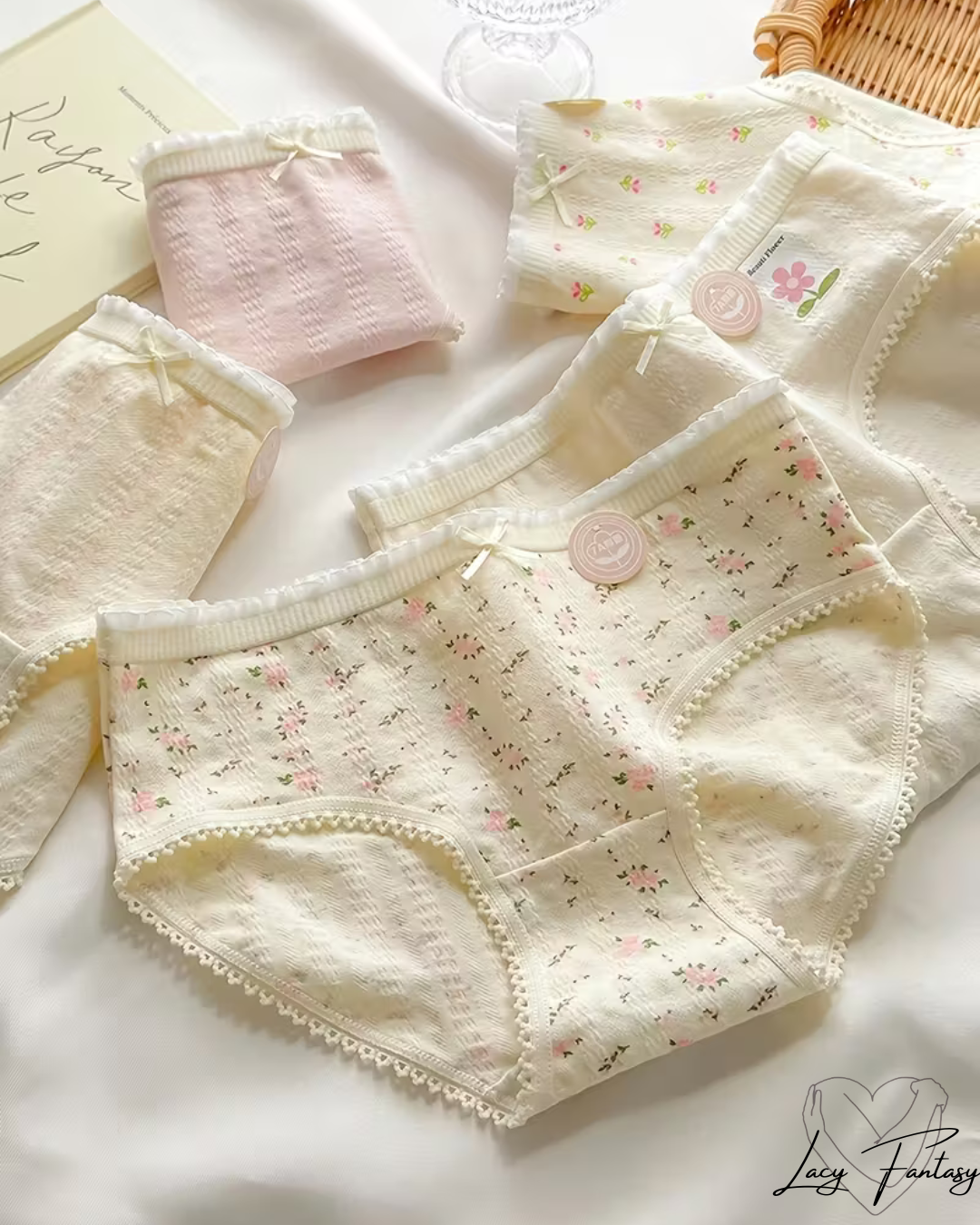 Women'S Seamless Sweet Floral Print Briefs