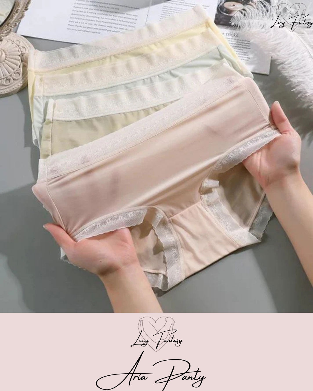 Women's Ice Silk Seamless Ultra-thin Mask Panties High Elasticity Comfortable