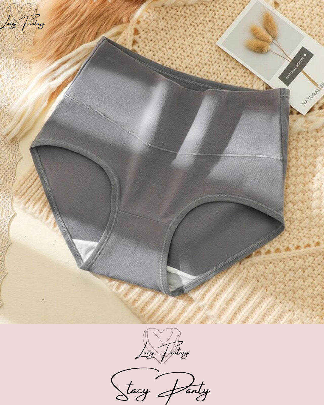 100% Tummy Tucker Soft Cotton Panty ✨( Pack of 3 )