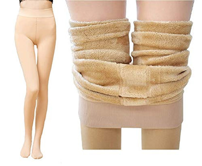 Women Winter Warm Fur  Thermal Soft Legging