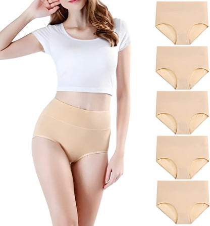 Leakproof High Waist Pure Cotton Panty (Pack of 3)