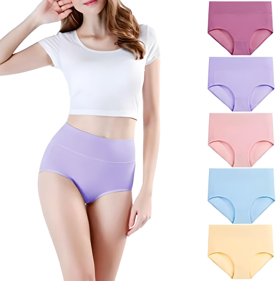 Leakproof High Waist Pure Cotton Panty (Pack of 3)