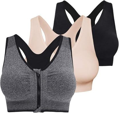 Fiona High Impact All Day Wear Sport Bra (Pack Of 3)