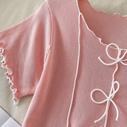 Sweet-Young-Ladies-Korean-Style-Classic Top