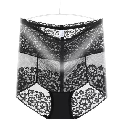 High Rise Floral Embroidery Panty For Women