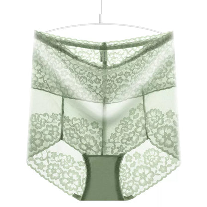 High Rise Floral Embroidery Panty For Women