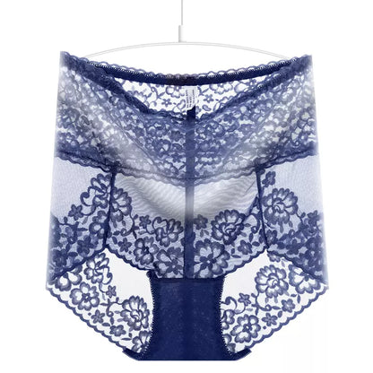 High Rise Floral Embroidery Panty For Women