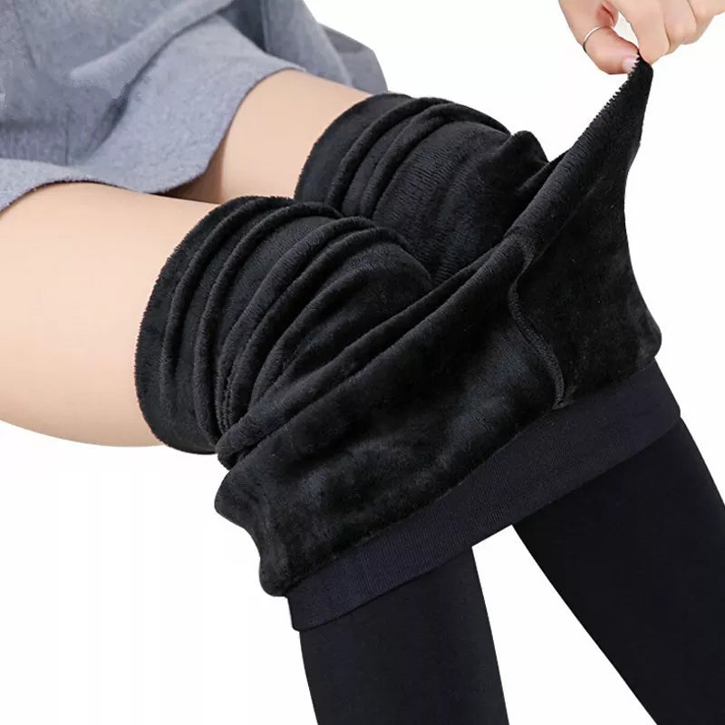 Women Winter Warm Fur  Thermal Soft Legging