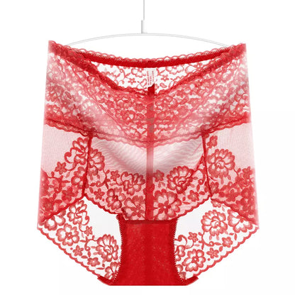 High Rise Floral Embroidery Panty For Women