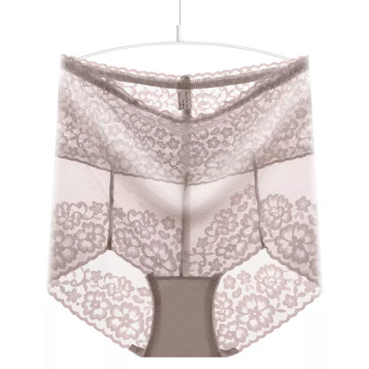 High Rise Floral Embroidery Panty For Women