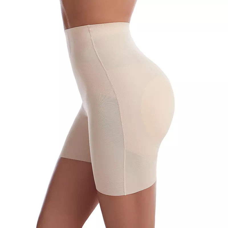 Medium Control Highwaist 12 Hour Seamless Thigh Shaper - Skin