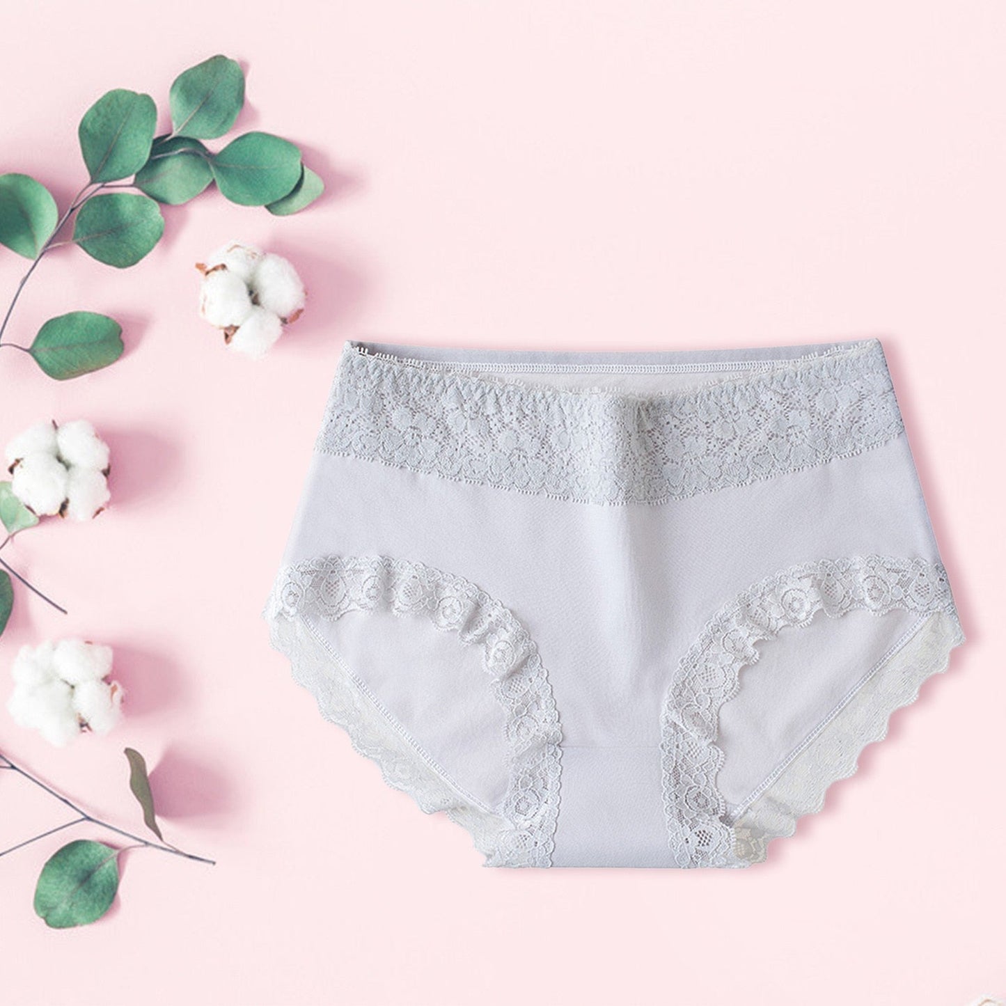 Women's Mid Waist Soft Cotton Panties Pack Of 3