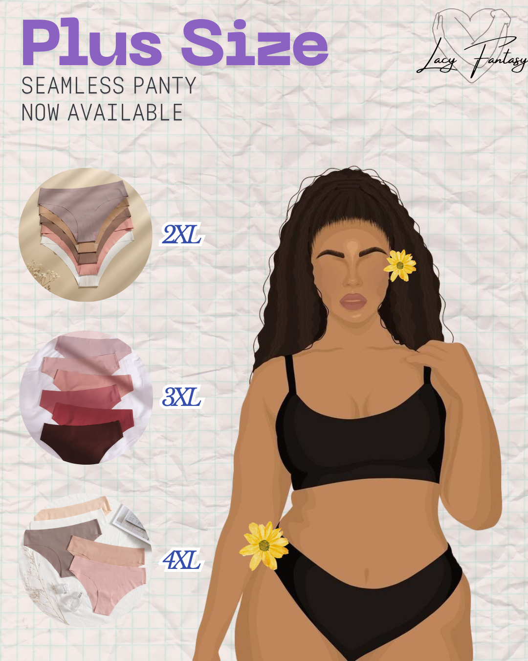 No Visible Panty Lines Seamless  ( 3 Panties @ 999 ) 150Rs Discount