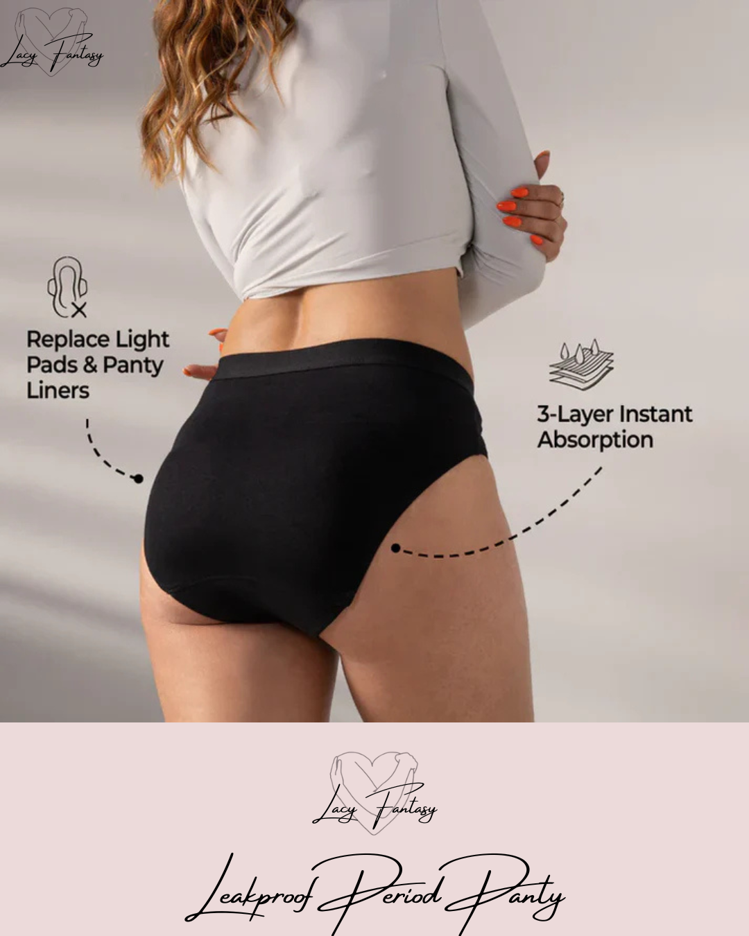 Absorbency 100% Leakproof Cotton Undies