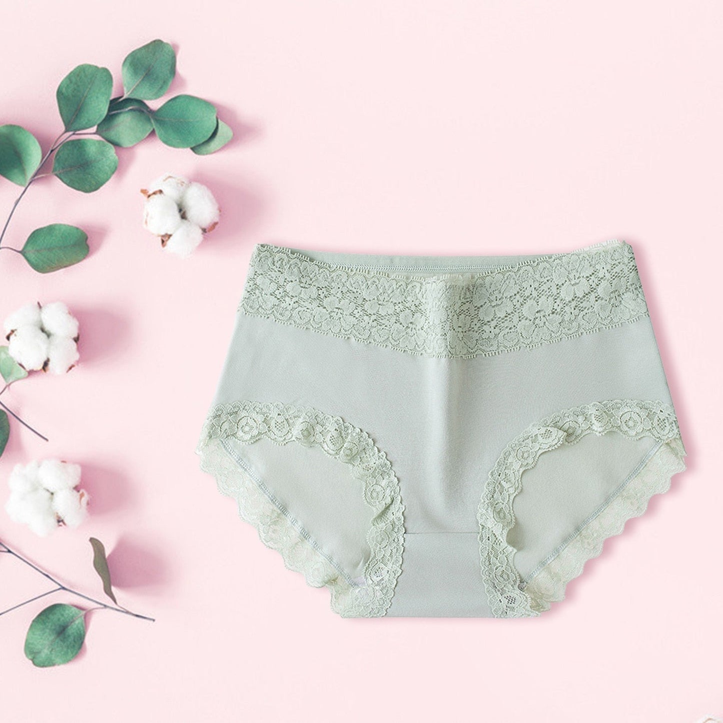 Women's Mid Waist Soft Cotton Panties Pack Of 3
