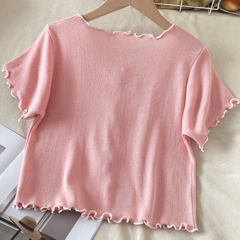 Sweet-Young-Ladies-Korean-Style-Classic Top
