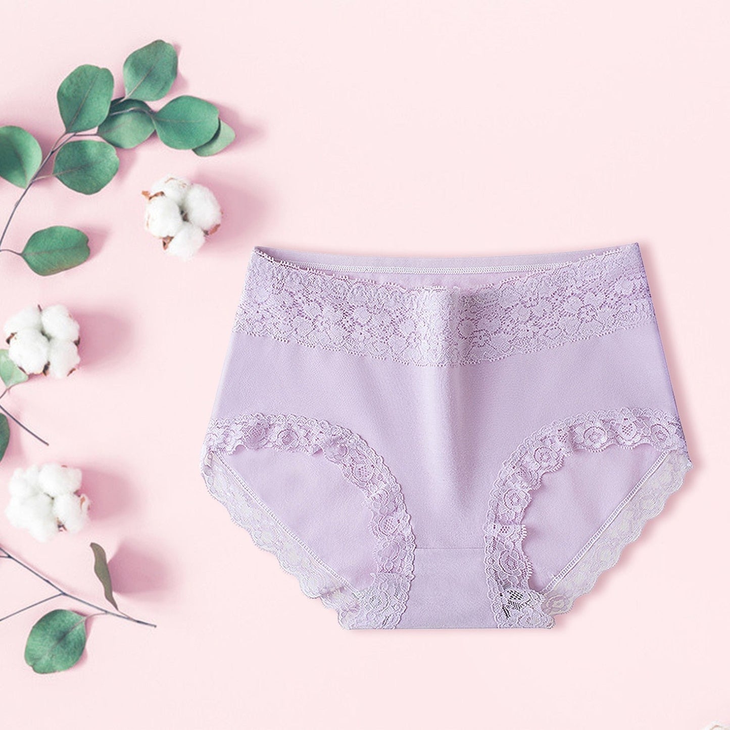 Women's Mid Waist Soft Cotton Panties Pack Of 3