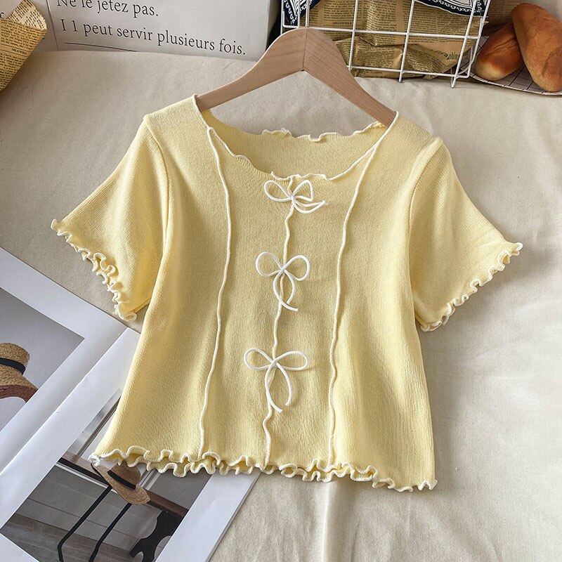 Sweet-Young-Ladies-Korean-Style-Classic Top