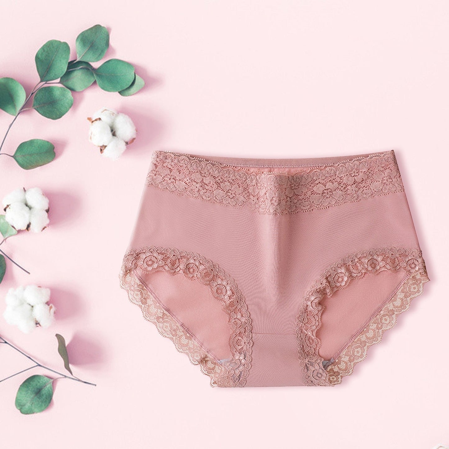 Women's Mid Waist Soft Cotton Panties Pack Of 3