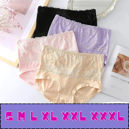 Floral Sexy High Waist Breathable Panties - Multicolor (Pack of 3) PANTIES Show Urban 