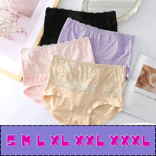 Floral Sexy High Waist Breathable Panties - Multicolor (Pack of 3) PANTIES Show Urban 