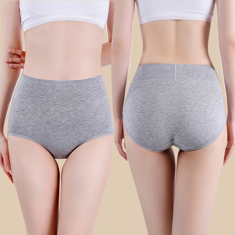 Leakproof High Waist Pure Cotton Panty (Pack of 3)