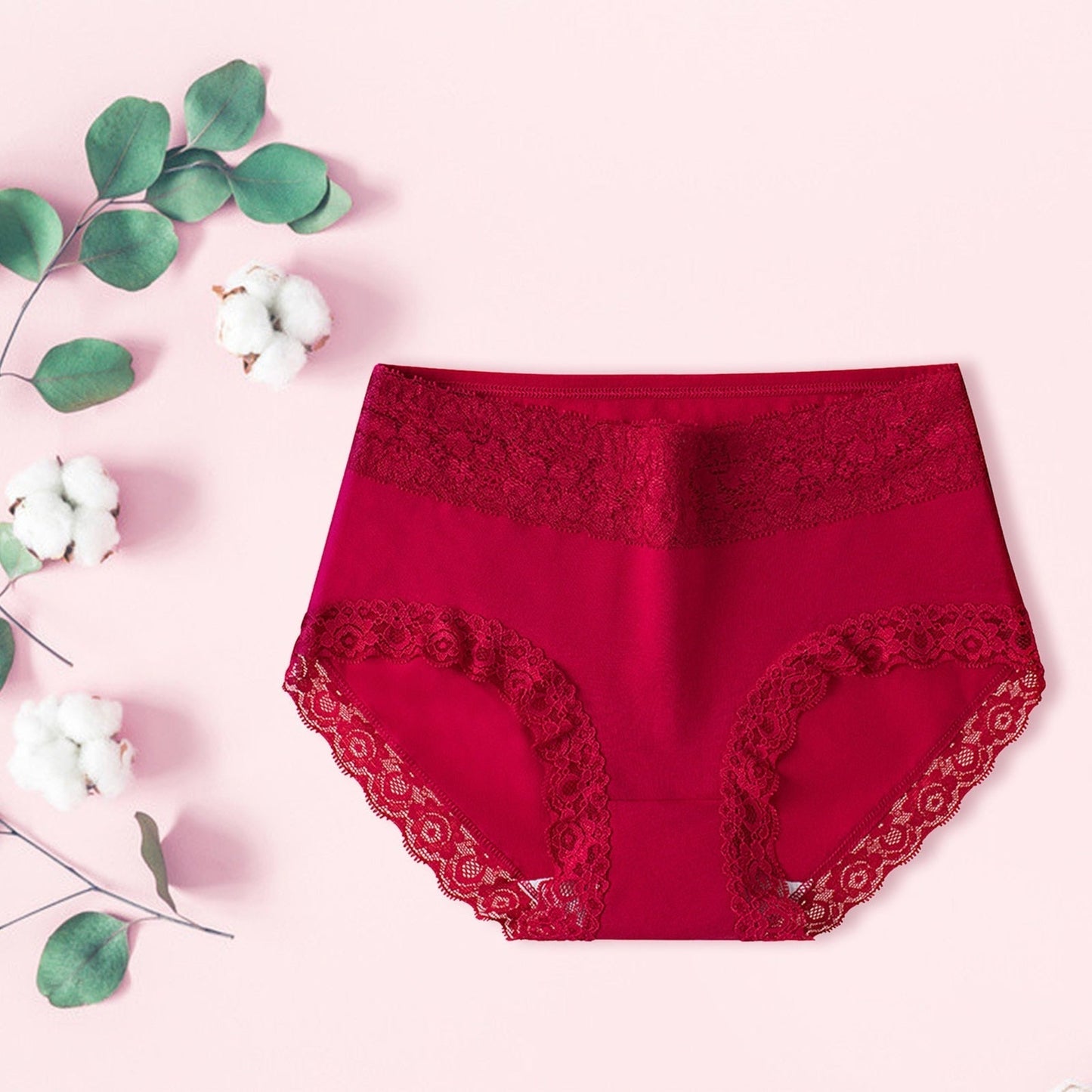 Women's Mid Waist Soft Cotton Panties Pack Of 3